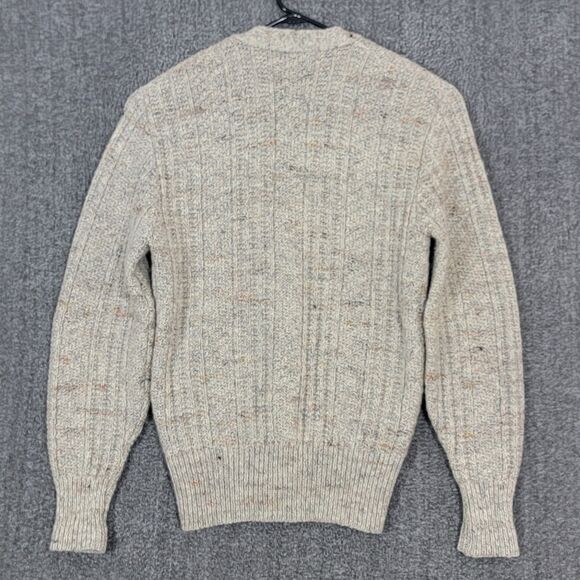 Vintage Pendleton Sweater Mens XL Beige 100% Pure Virgin Wool Cardigan USA Made - Picture 7 of 12
